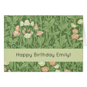 William Morris Lieve Erwt Patroon Vintage Botanisc