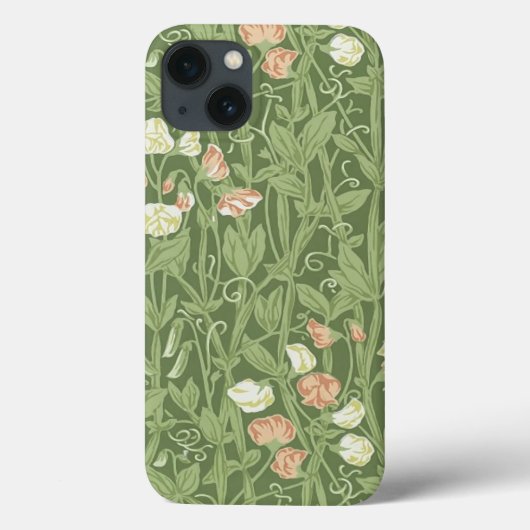 William Morris Lieve Erwt Patroon Vintage Botanisc Case-Mate iPhone Case (Achterkant)