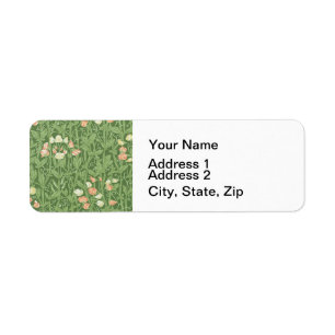 William Morris Lieve Erwt Patroon Vintage Botanisc Etiket