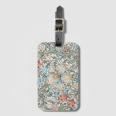 William Morris Lily Art Nouveau Bagagelabel (Voorkant (verticaal))