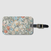 William Morris Lily Art Nouveau Bagagelabel (Voorkant (horizontaal))
