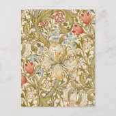 William Morris Lily Art Nouveau Briefkaart (Voorkant)