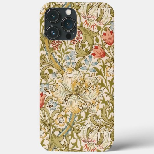 William Morris Lily Art Nouveau Case-Mate iPhone Case (Achterkant)