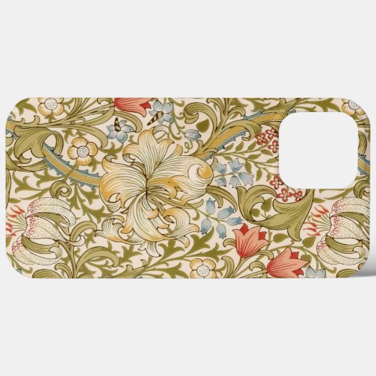 William Morris Lily Art Nouveau Case-Mate iPhone Case (Achterkant (horizontaal))