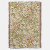 William Morris Lily Art Nouveau Floral Deken (Voorkant Verticaal)