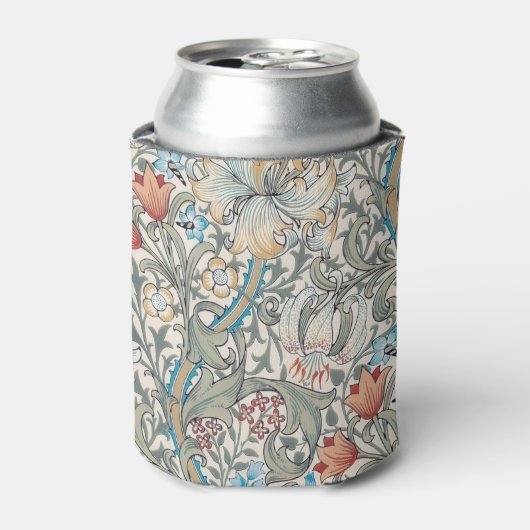 William Morris Lily Art Nouveau Floral Koelbox Blikjeskoeler (Blikje Voorkant)
