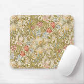 William Morris Lily Art Nouveau Floral Muismat (Met muis)