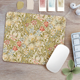 William Morris Lily Art Nouveau Floral Muismat