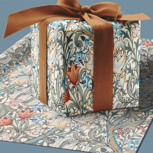 William Morris Lily Art Nouveau Floral Pattern Cadeaupapier
