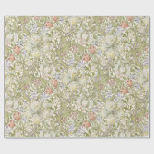 William Morris Lily Art Nouveau Floral Pattern Cadeaupapier (Vlak)