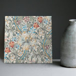 William Morris Lily Art Nouveau Floral Pattern Cer Tegeltje<br><div class="desc">William Morris Lily Pattern Design. William Morris was een Engelse textielontwerper, kunstenaar, schrijver en socialist die banden had met de Pre-Raphaelite Brotherhood en de British Arts and Crafts Movement. Hij richtte een ontwerpfirma op in samenwerking met de kunstenaar Edward Burne-Jones en de dichter en kunstenaar Dante Gabriel Rossetti. Dit mooie...</div>