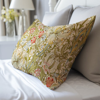 William Morris Lily Art Nouveau Floral Pattern Kussensloop