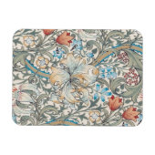 William Morris Lily Art Nouveau Floral Pattern Magneet (Horizontaal)