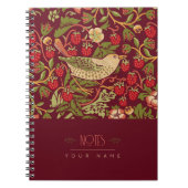 William Morris Lily Art Nouveau Floral Pattern nie Notitieboek (Voorkant)