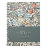 William Morris Lily Art Nouveau Floral Pattern nie Notitieboek (Voorkant)