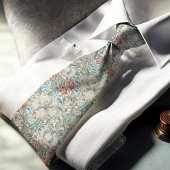 William Morris Lily Art Nouveau Floral Pattern Stropdas