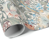 William Morris Lily Art Nouveau Floral Pattern Wra Cadeaupapier (Rol Hoek)
