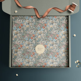 William Morris Lily Art Nouveau Floral Pattern Wra Cadeaupapier