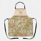 William Morris Lily Art Nouveau Floral Schort (Voorkant)