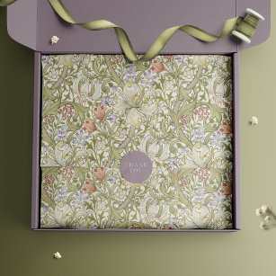 William Morris Lily Art Nouveau Floral Tissue Pape Tissuepapier