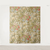 William Morris Lily Art Nouveau Floral Wandkleed (Voorkant)