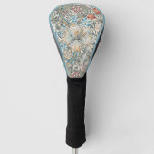 William Morris Lily Art Nouveau Golf Head Hoesje Golfheadcover (Voorkant)