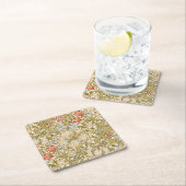 William Morris Lily Art Nouveau Kartonnen Onderzetters (Insitu)