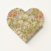 William Morris Lily Art Nouveau Notitieboek (Achterkant)
