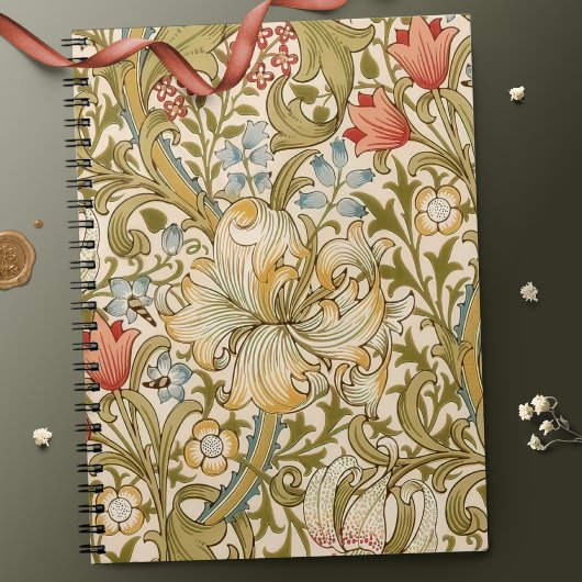 William Morris Lily Art Nouveau Notitieboek