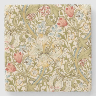 William Morris Lily Art Nouveau Stenen Onderzetter