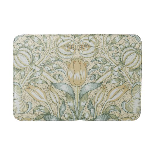 William Morris Lily en Granaatappel Bloem Classic Badmat (Voorkant)