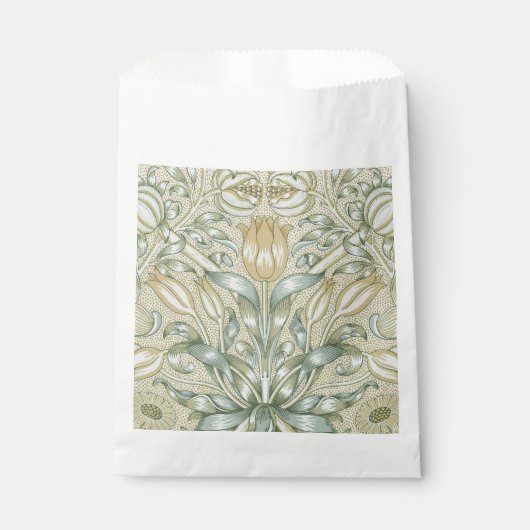 William Morris Lily en Granaatappel Bloem Classic Bedankzakje (Voorkant)