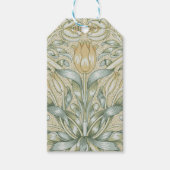 William Morris Lily en Granaatappel Bloem Classic Cadeaulabel (Voorkant)