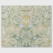 William Morris Lily en Granaatappel Bloem Classic Cadeaupapier (Vlak)