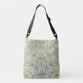 William Morris Lily en Granaatappel Bloem Classic Crossbody Tas (Achterkant)