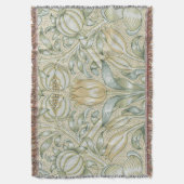 William Morris Lily en Granaatappel Bloem Classic Deken (Voorkant Verticaal)
