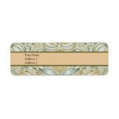 William Morris Lily en Granaatappel Bloem Classic Etiket (Voorkant)