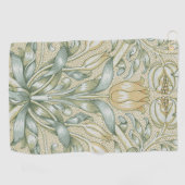 William Morris Lily en Granaatappel Bloem Classic Golfhanddoek (Horizontaal)