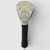 William Morris Lily en Granaatappel Bloem Classic Golfheadcover (Voorkant)