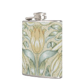 William Morris Lily en Granaatappel Bloem Classic Heupfles (Links)