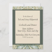 William Morris Lily en Granaatappel Bloem Classic Kaart (Achterkant)