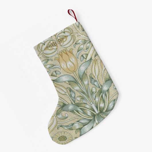 William Morris Lily en Granaatappel Bloem Classic Kleine Kerstsok (Achterkant (Hangend))