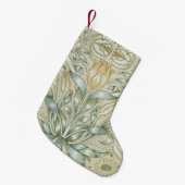 William Morris Lily en Granaatappel Bloem Classic Kleine Kerstsok (Voorkant (Hangend))