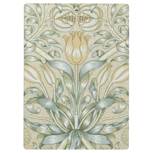 William Morris Lily en Granaatappel Bloem Classic Klembord (Achterkant)
