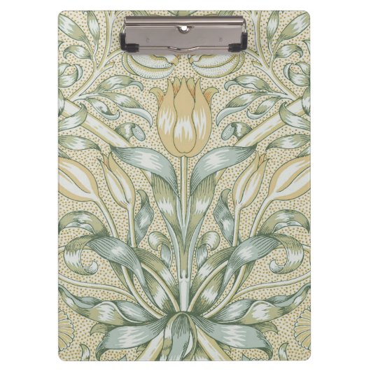 William Morris Lily en Granaatappel Bloem Classic Klembord (Voorkant)