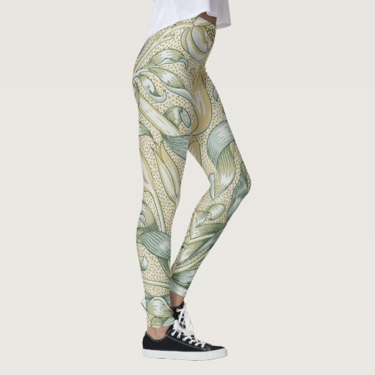William Morris Lily en Granaatappel Bloem Classic Leggings (Rechts)