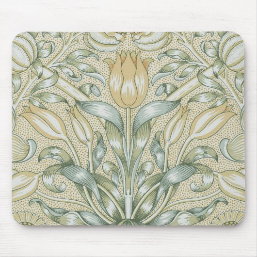 William Morris Lily en Granaatappel Bloem Classic Muismat (Voorkant)