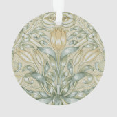 William Morris Lily en Granaatappel Bloem Classic Ornament (achterkant)