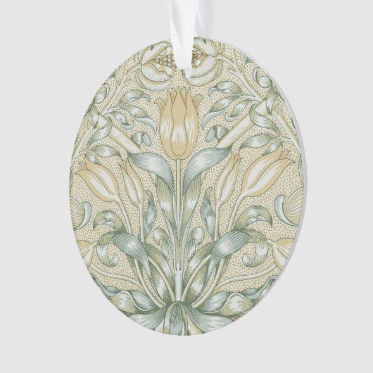 William Morris Lily en Granaatappel Bloem Classic Ornament (voorkant)