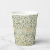 William Morris Lily en Granaatappel Bloem Classic Papieren Bekers (Links)